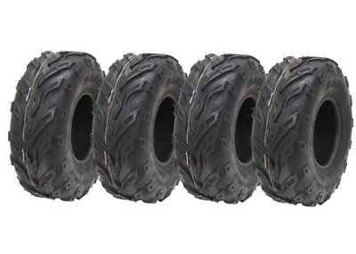 145/70-6 ATV tyre Quad trailer kids wheels 50cc 90cc 110cc 75 kgs Wanda set of 4