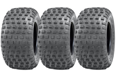 145/70-6 Knobby ATV Tyres Quad Trailer, 50cc 90cc 110cc, 75kgs Wanda (Set of 3)