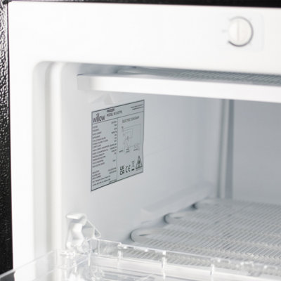 145L 55cm Black Freestanding Tall Freezer