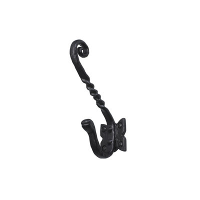 145mm No.4463 Old Hill Ironworks Barley Twist Hat & Coat Hooks