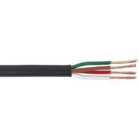 14A Thin Wall Automotive Cable - 30 Metres - Four Core 24/0.20mm - Black