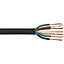 14A Thin Wall Automotive Cable - 30 Metres - Seven Core 24/0.20mm - Black