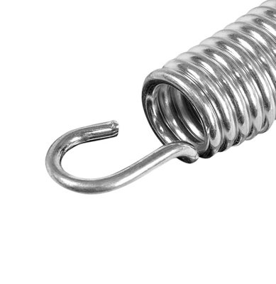 14cm / 5.5 Inch Trampoline Springs (Hook to Hook) - Heavy-Duty Galvanised Replacement Springs - Set of 15