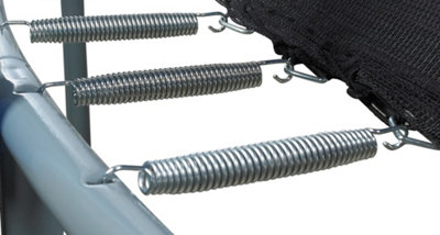 14cm / 5.5 Inch Trampoline Springs (Hook to Hook) - Heavy-Duty Galvanised Replacement Springs - Set of 15 - 4