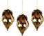 14cm Gold Teardrop Bauble - Christmas Hanging Decoration