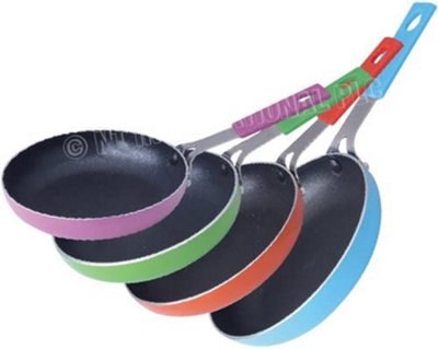 14cm Mini Frying Pan Camping Kitchen Frypan Non Stick Egg Lightweight Easy Clean New