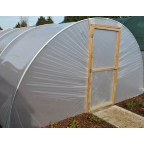 14ft x 60ft Full Curve Conventional Polytunnel Kit, Heavy Duty Professional Greenhouse