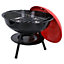 14in Round Portable Barbecue BBQ Grill Charcoal Cooking Outside Garden Camping