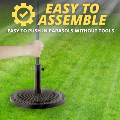 14KG Garden Round Parasol Base - 6