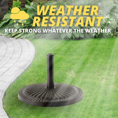 14KG Garden Round Parasol Base - 7