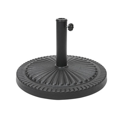 14KG Heavy Duty Resin Parasol Base Stand at B&Q