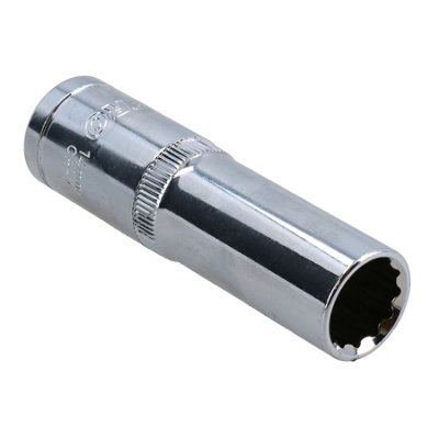 14mm 1/2in Drive Double Deep Long Reach Metric Socket 12 Point Sided Bi-hex