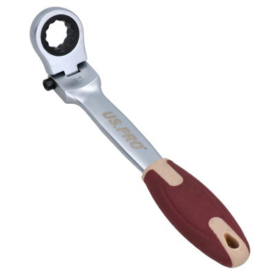 14mm Flexi Flexible Enclosed Ring Ratchet Spanner With Lockable Head 72 ...