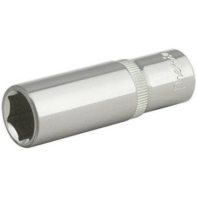 14mm Steel DEEP Drive Socket 3/8" Square Drive Polished Chrome