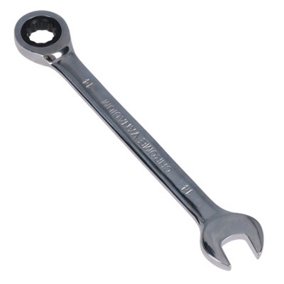 14mm Metric Combination Ratchet Ratcheting Spanner Wrench Bi-Hex 12 Sided
