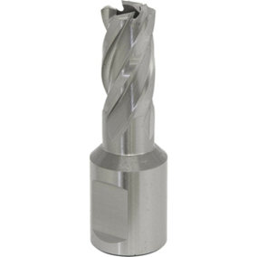 14mm x 25mm Depth Rotabor Cutter - M2 Steel Annular Metal Core Drill 19mm Shank