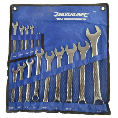 Curated visual reference: 14Pc Af Sae Imperial Spanner Combination Wrench Open End Ring Photo Inspiration