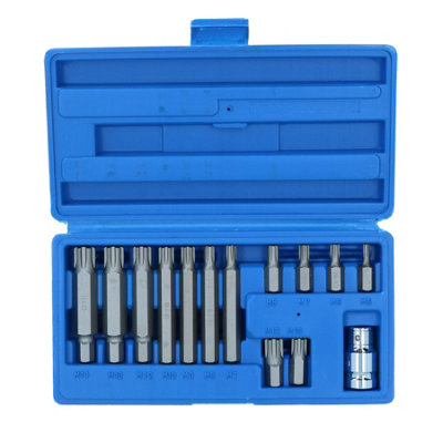 14pc Professional Ribe Bit Set by Us-Pro AT757