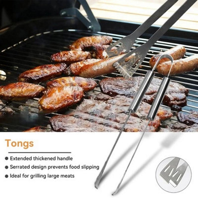 14Pcs Stainless Steel BBQ Grill Tool Set Barbecue Accessories