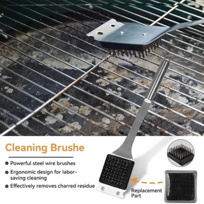 14Pcs Stainless Steel BBQ Grill Tool Set Barbecue Accessories