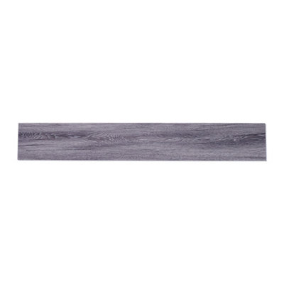 14pcs Wood Grain SPC Vinyl Flooring in Grey Rectangle Flooring - 4
