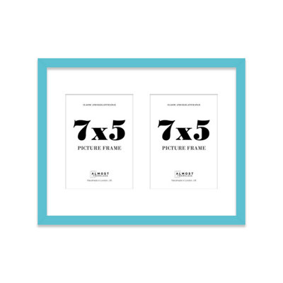 14x11 Inch 2 Opening Photo Collage Frame, Display Two 7x5 Inch Photos ...