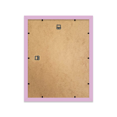14x11 Inch 2 Opening Photo Collage Frame, Display Two 8x6 Inch Photos, Multi Aperture Family Picture Frame, Lilac