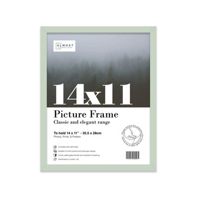 14x11 Mint Green Picture Frame (35.6 x 27.9cm) Poster, Photo, Artwork, Gallery Wall or Print