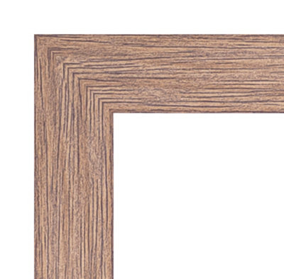 14x11" Oak Frame With Mount for A4 Pictures 20mm Thin Edge Portrait and Landscape Display with Wall Hooks and Kickstand