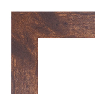 14x11" Walnut Frame With Mount for A4 Pictures 20mm Thin Edge Portrait and Landscape Display with Wall Hooks and Kickstand