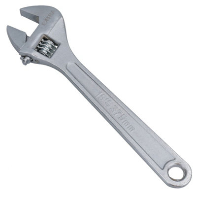 15" (380mm) Adjustable Spanner / Wrench Monkey Pipe Plumbers (0-43mm)