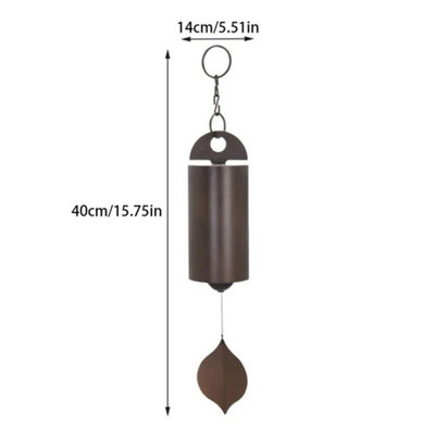 15.75x5.51inch Wind Chimes Large Heroic Windbell Musically Tuned Metal ...
