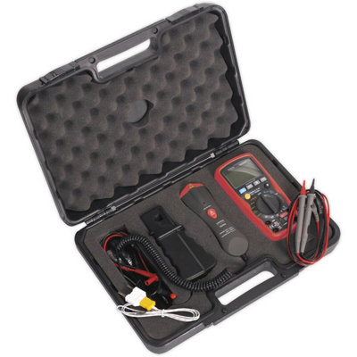15 Function Digital Automotive Diagnostic Analyzer with Infrared Probe and Inductive Coupler