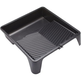 15" Heavy duty Large Black Roller Tray With Anti Skid Grip