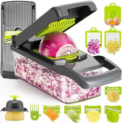 15 in 1 Mandolin Slicer And Chopper - Multifunctional Vegetable Chopper ...