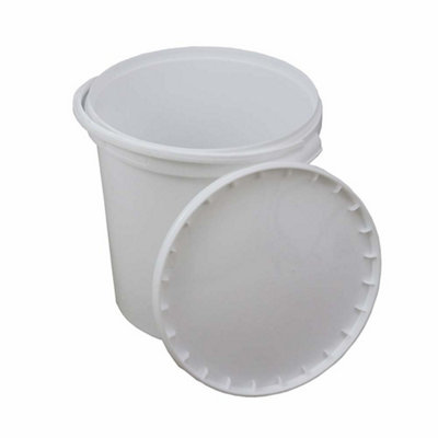 15 Litre Plastic Bucket with Tamper Evident Lid - 5