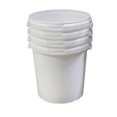 15 Litre Plastic Bucket with Tamper Evident Lid - 6