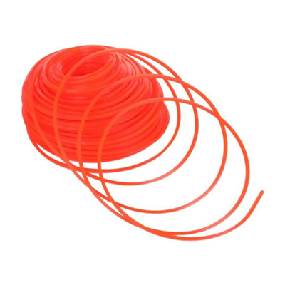 15 metres of Strong SQUARE Strimmer Brush Cutter Line (1.6 mm)