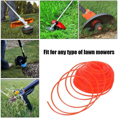 15 metres of Strong SQUARE Strimmer Brush Cutter Line (2.7 mm)