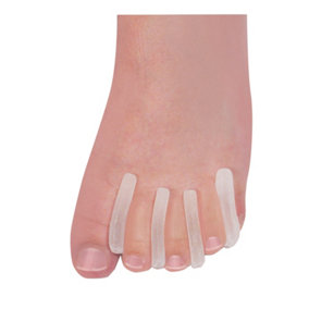 15 Pk Large TPE Gel Toe Seperators - Hypoallergenic - Overlapping Toe Correction