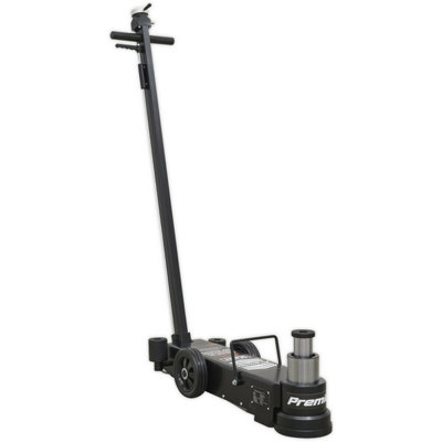 15 to 30 Tonne Telescopic Air Operated Jack - Long Reach Handle Low Entry Design