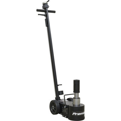 15 to 30 Tonne Telescopic Air Operated Jack - Spring Loaded Safety Controls