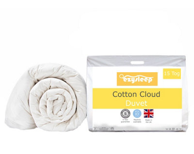 15 Tog Feels Like Down Cotton Cloud Duvet