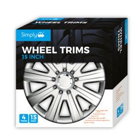 15" Wheel Trims "Arcee" Set of 4 Trims by Simply