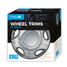 15" Wheel Trims Set "Trypticon" Set of 4 by Simply