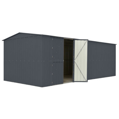 15 x 10 Workshop - Metal Anthracite Grey (15ft x 10ft / 15' x 10' / 2.95 x 4.54m)
