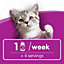 15 x 200ml Whiskas Adult Cat Milk Bottles Low Lactose Cat Treat No Preservatives