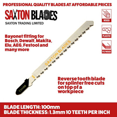 15 x Saxton Jigsaw blades Wood T101BR