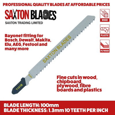 15 x Saxton Jigsaw blades Wood T101B