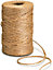 150 M Brown Jute String Twine for DIY Crafting Gardening and Floral Arrangement